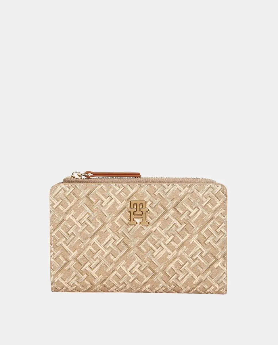 

Средний бежевый женский кошелек Tommy Hilfiger, коричневый