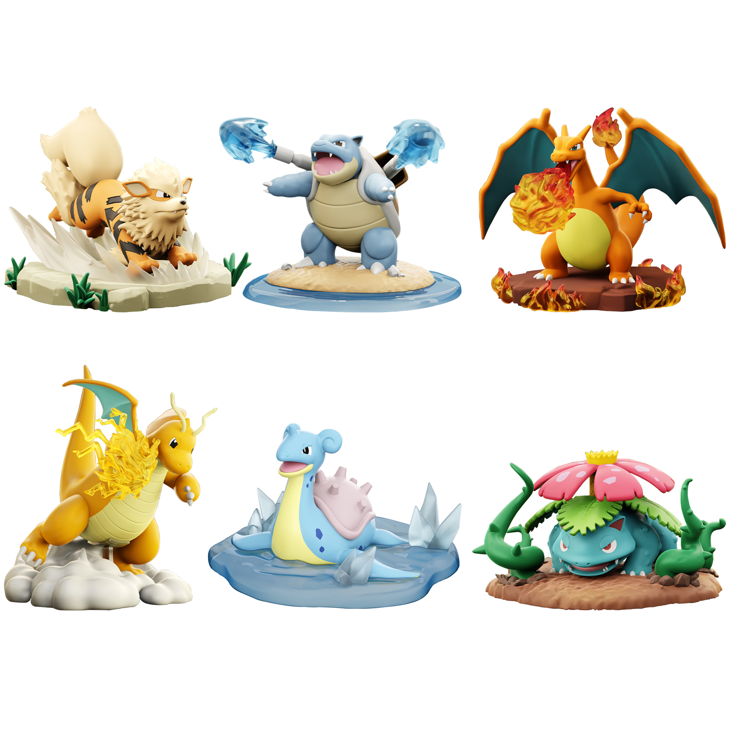 

Коллекция покемонов для решающей битвы Charizard, Blastoise Wolf Bowang