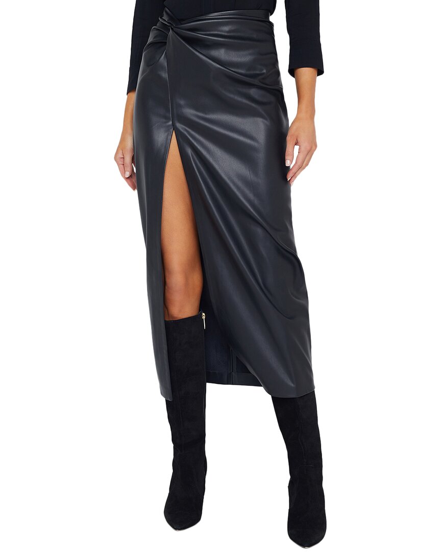 

Юбка L'AGENCE Lilou Twist, черный