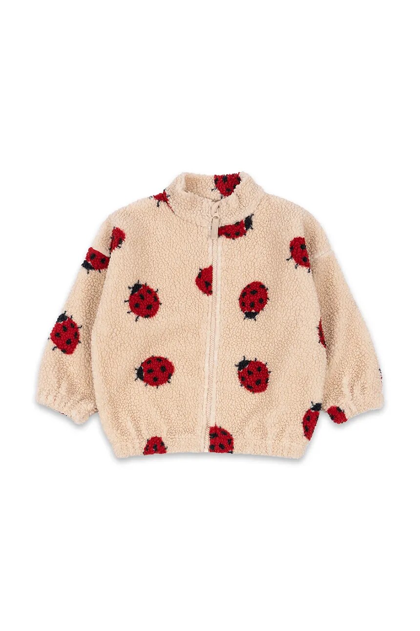 

Детский бомбер JODY TEDDY JACKET GRS Konges Sløjd, бежевый