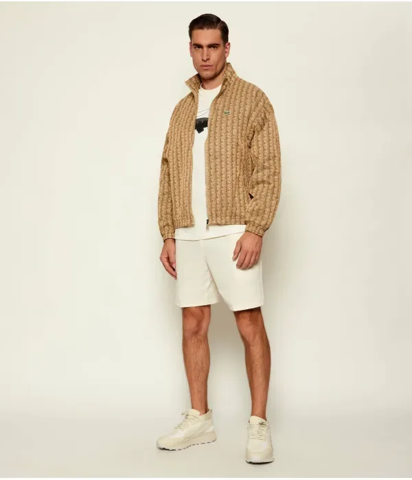 Куртка relaxed fit Lacoste, бежевый — фото 2