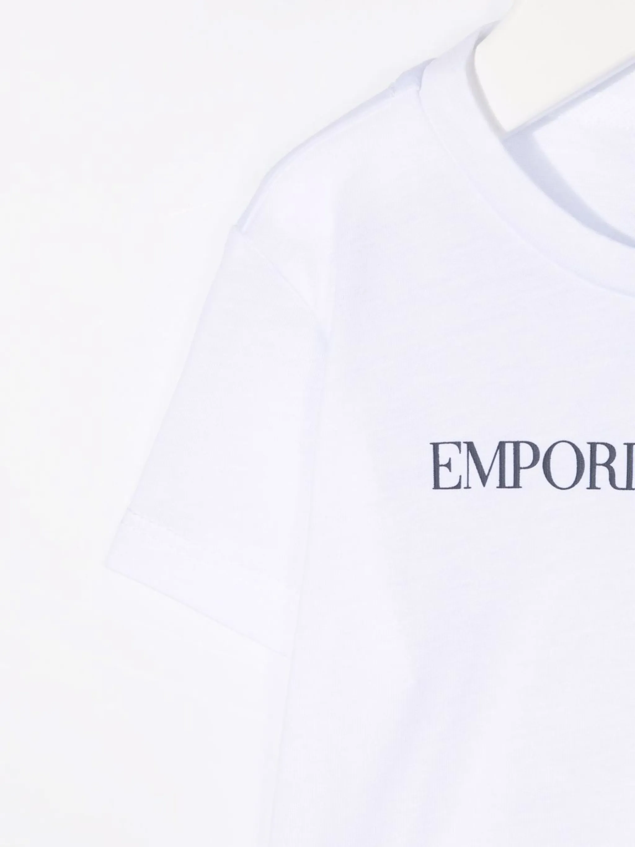 Футболка с логотипом Emporio Armani Kids, белый — фото 3