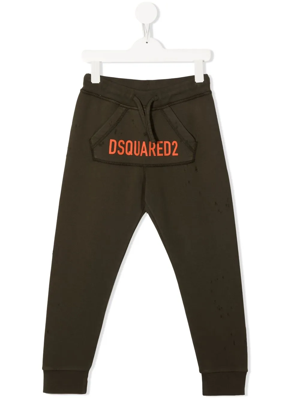 

Спортивные брюки с логотипом DSQUARED2 KIDS, зеленый