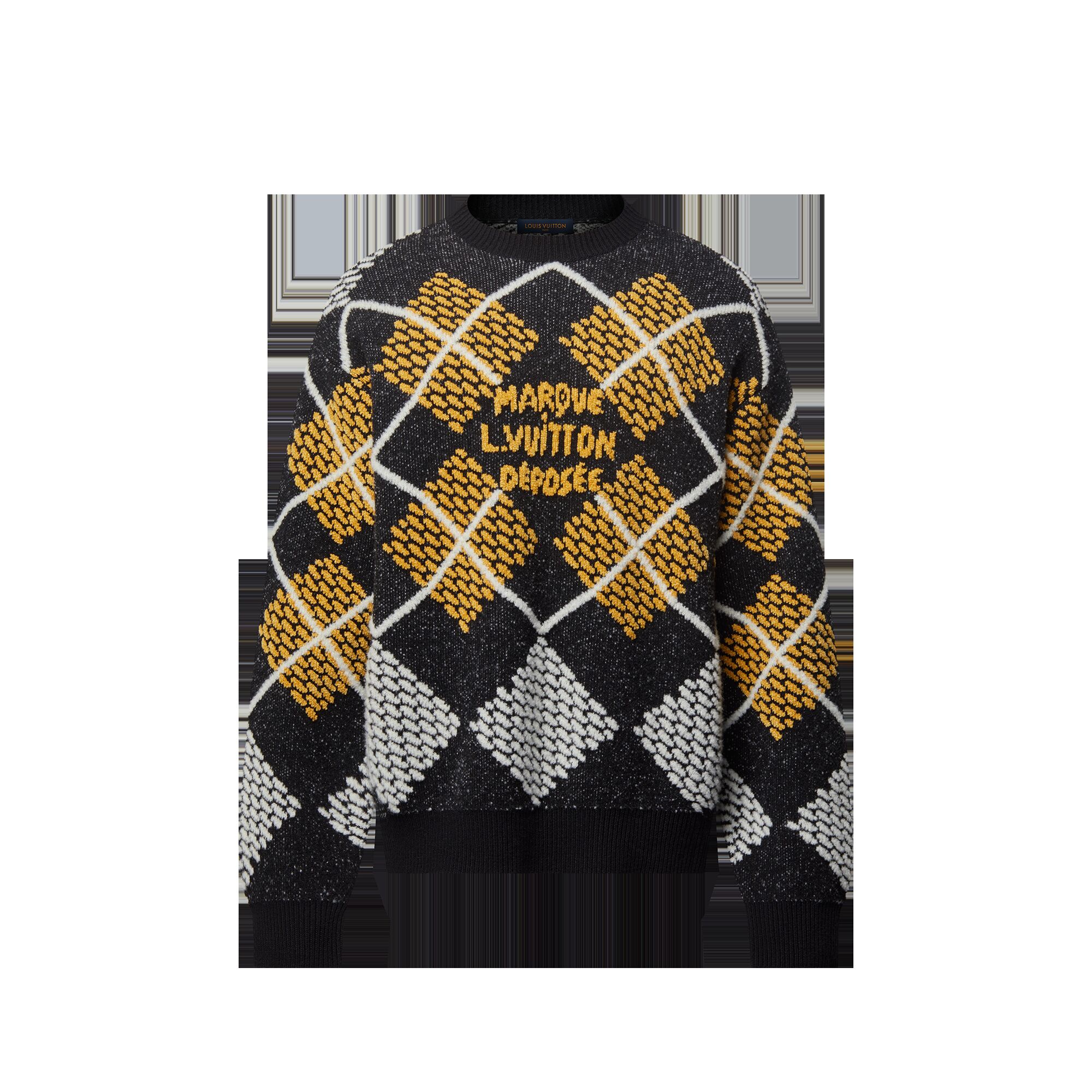 

Пуловер из смеси шерсти Louis Vuitton, мультиколор