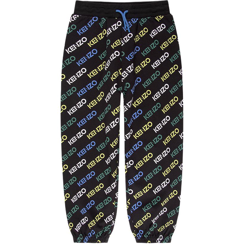 

KENZO Детские вязаные спортивные штаны Black