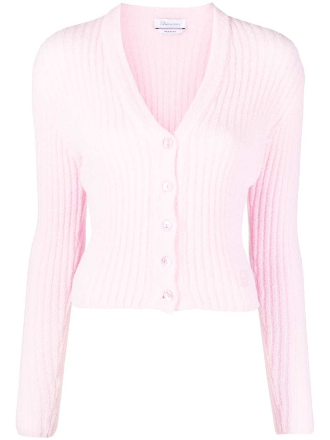 

Blumarine кардиган в рубчик, розовый