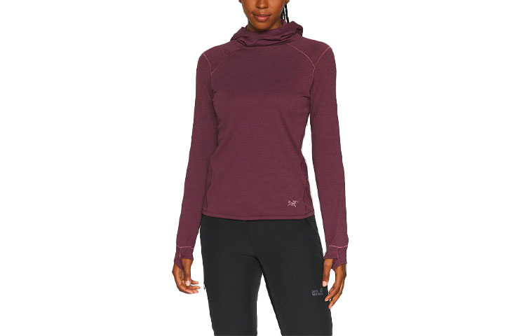 Толстовка Motus Series женская Arcteryx, черный/серый/черный — фото 4