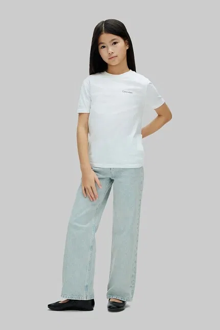 Футболка хлопковая Calvin Klein Jeans, белый — фото 3