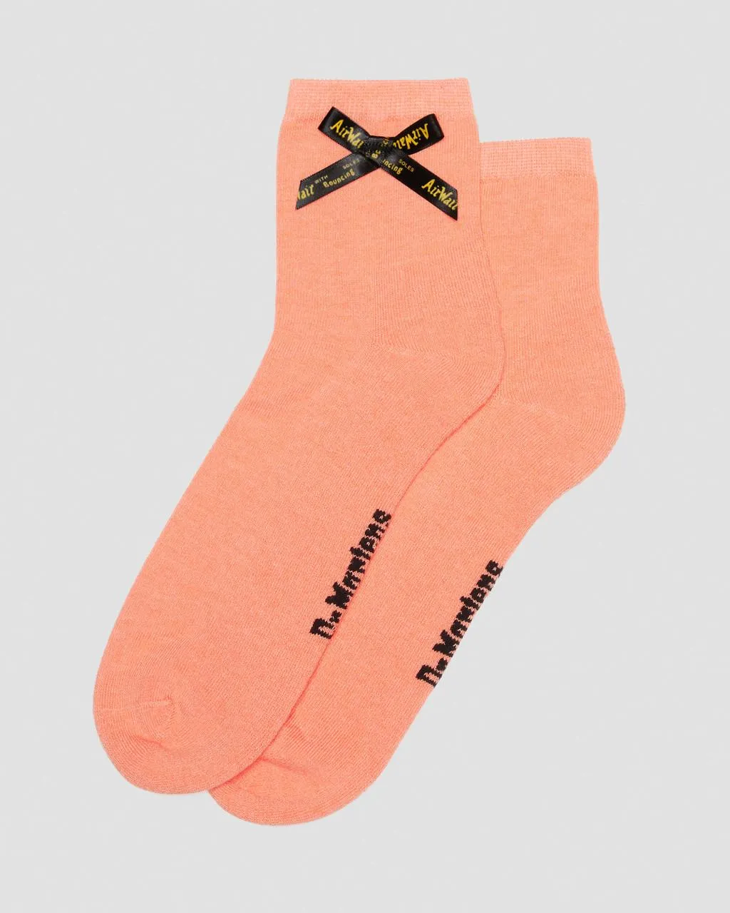 

Носки из органического хлопка с бантом Dr. Martens, цвет Coral — Cotton Blend