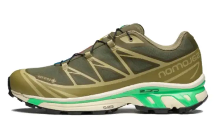 

Кроссовки SALOMON XT-6 Gore-Tex Olive Night Dried Herb, зеленый