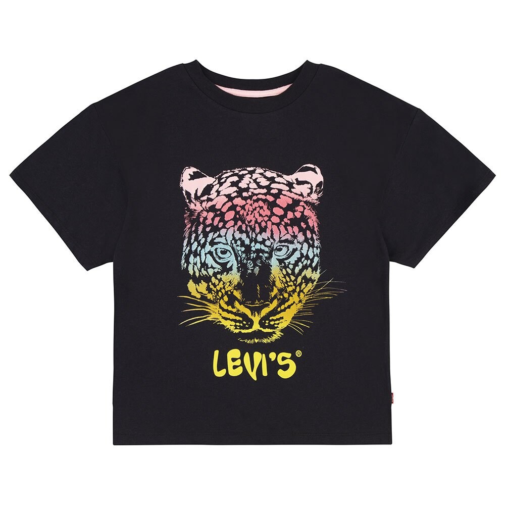 

Футболка Levi´s Leopard Oversized Teen Short Sleeve Round Neck, черный