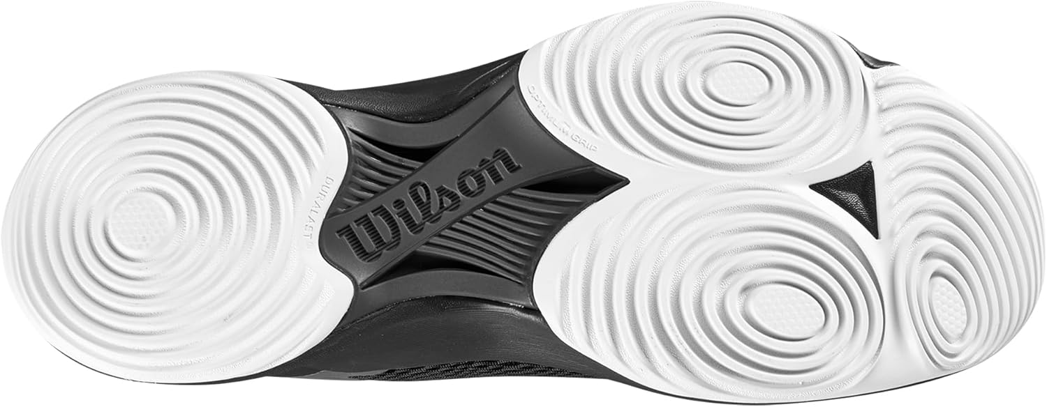 Мужские кроссовки для пикалбола WILSON Rush Pro Ace Pickler - размеры мужской обуви США, созданы для кортов для пикалбола, белый/черный — фото 3