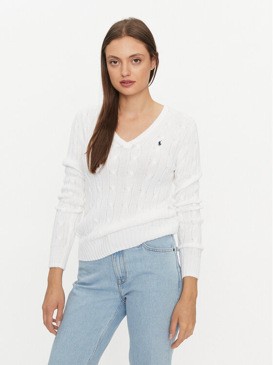 

Свитер обычного кроя Polo Ralph Lauren, белый