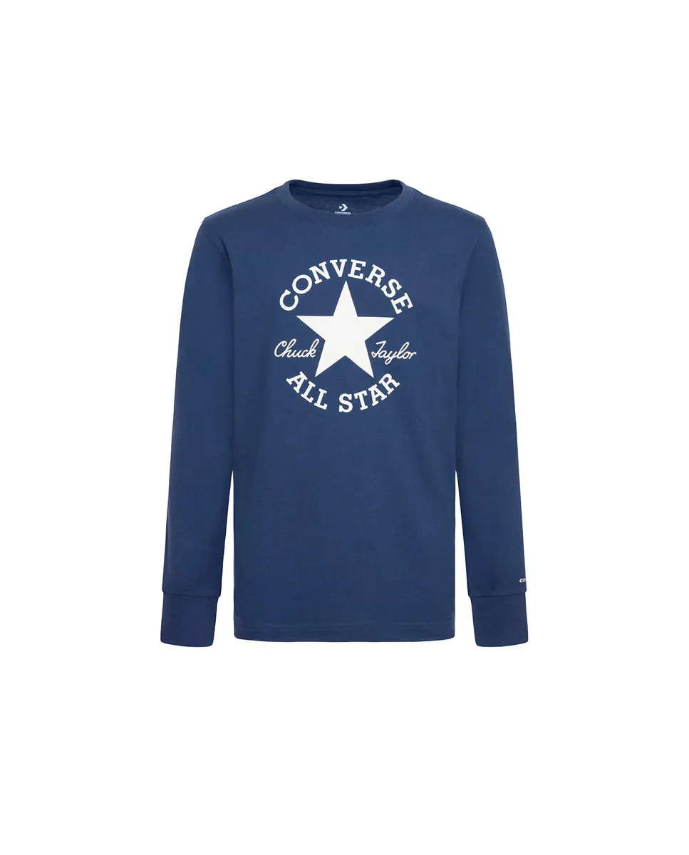 

Футболка с длинными рукавами Essentials для мальчиков Converse, синий