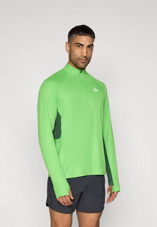 Вторичный слой одежды для походов, футболка с длинными рукавами Nike Acg, Mean Green/Fir/Black