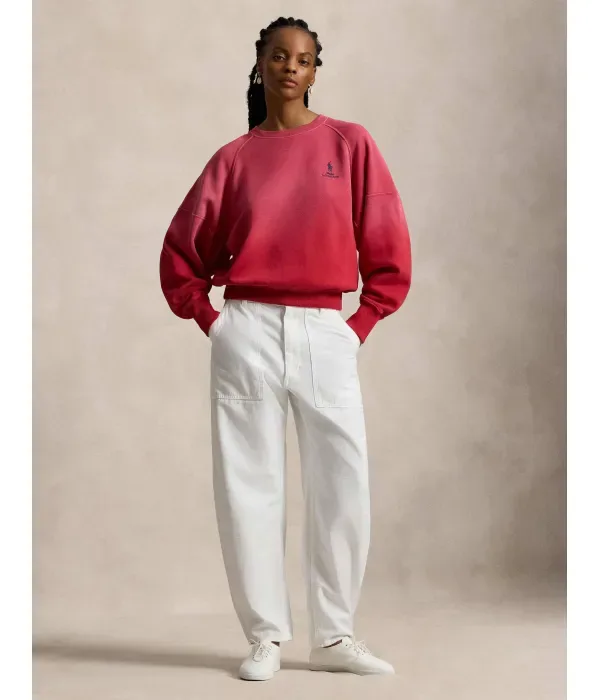 Толстовка relaxed fit Polo Ralph Lauren, красный — фото 2