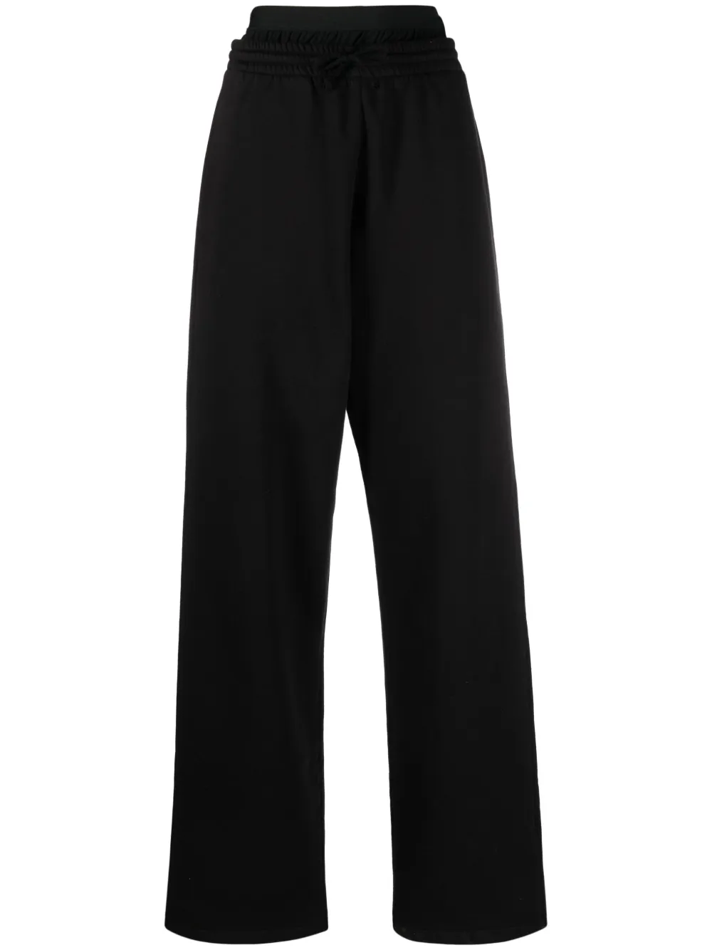 

Спортивные брюки широкого кроя MM6 Maison Margiela, черный
