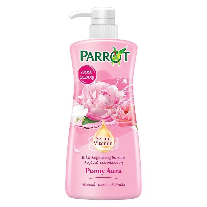 

Parrot Жидкое мыло-сыворотка Витамин Пион Аура 450 мл. ผิวออร่า, Pink