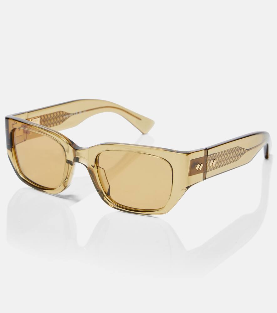 Прямоугольные солнцезащитные очки Intrecciato Bottega Veneta — фото 4