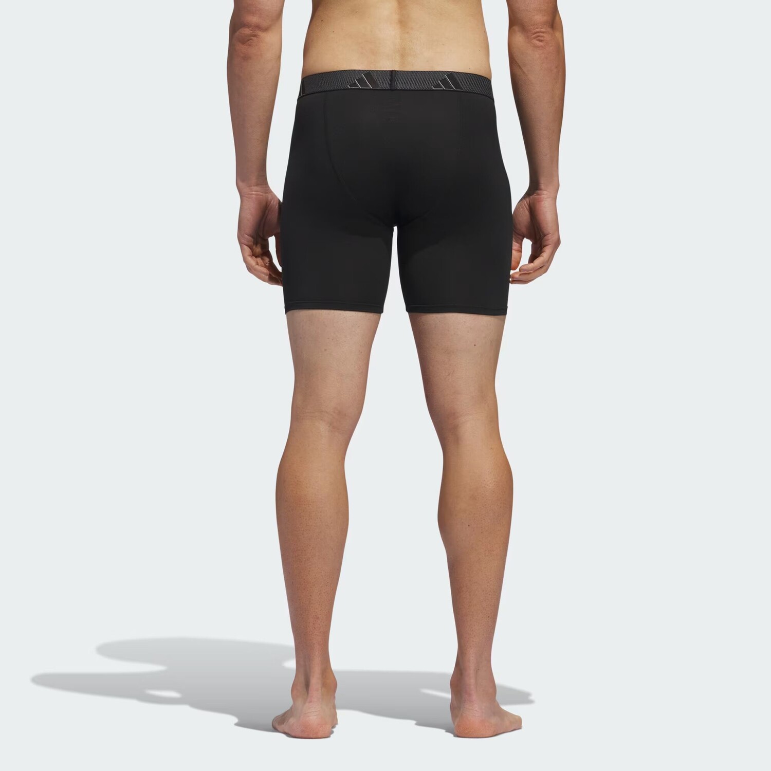 Трусы-боксеры из микрофибры (3 шт.) Adidas, цвет Black/Onix/Black — фото 2