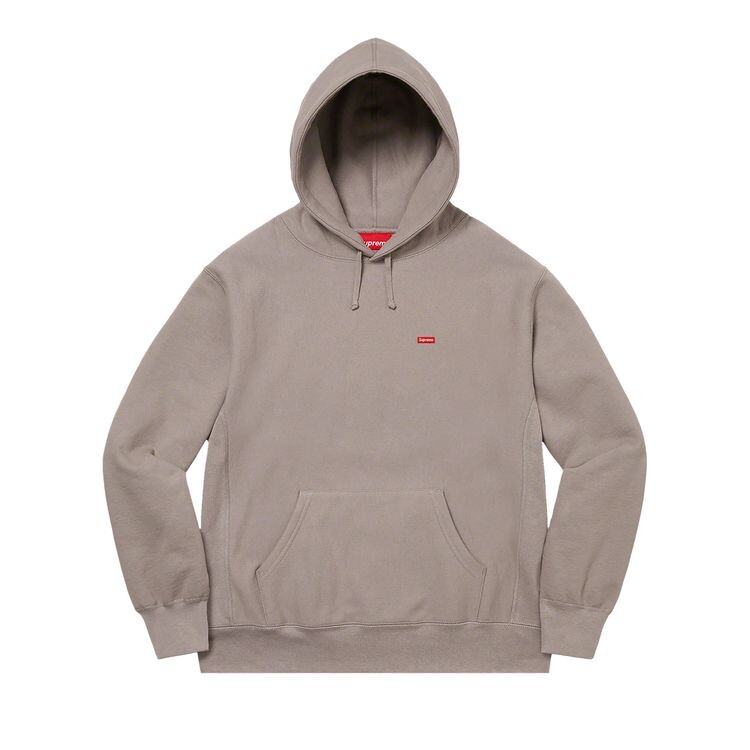 

Толстовка Supreme Small Box Hooded Sweatshirt Grey, серый