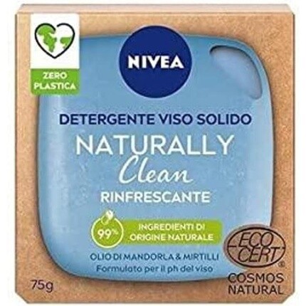 

Твердое очищающее средство для лица Naturally Clean, 75 г, Nivea