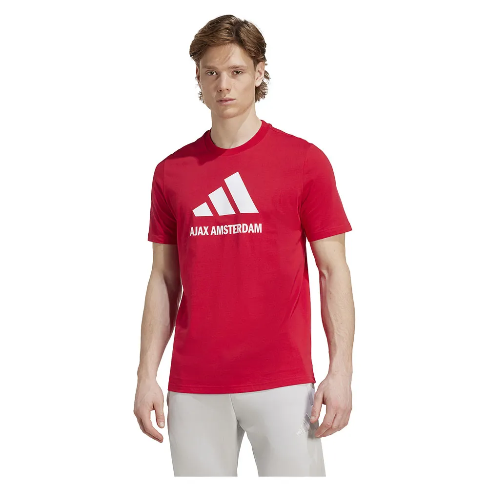 

Футболка с коротким рукавом adidas Ajax Amsterdam Seasonal Graphic, красный