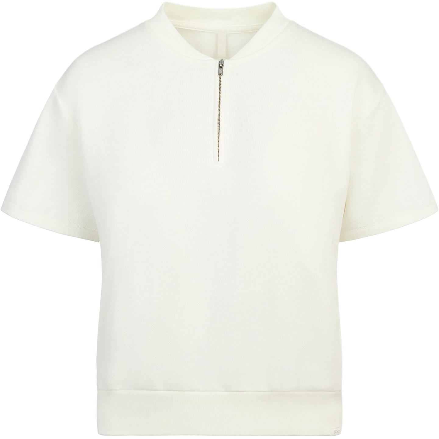 

SS25 LIGHTWEIGHT FLEECE SHORT SLEEVE QUARTER ZIP Sweatshirt Women's Skims, Marble/Marble Color