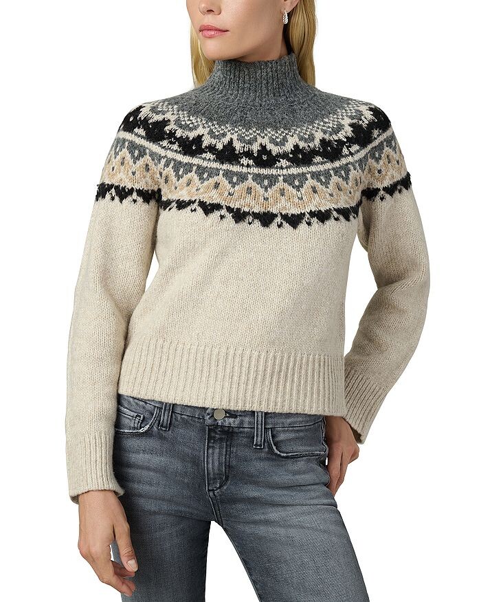 

Joe's Jeans x Dani Michelle Свитер The Celeste Fair Isle, коричневый/бежевый
