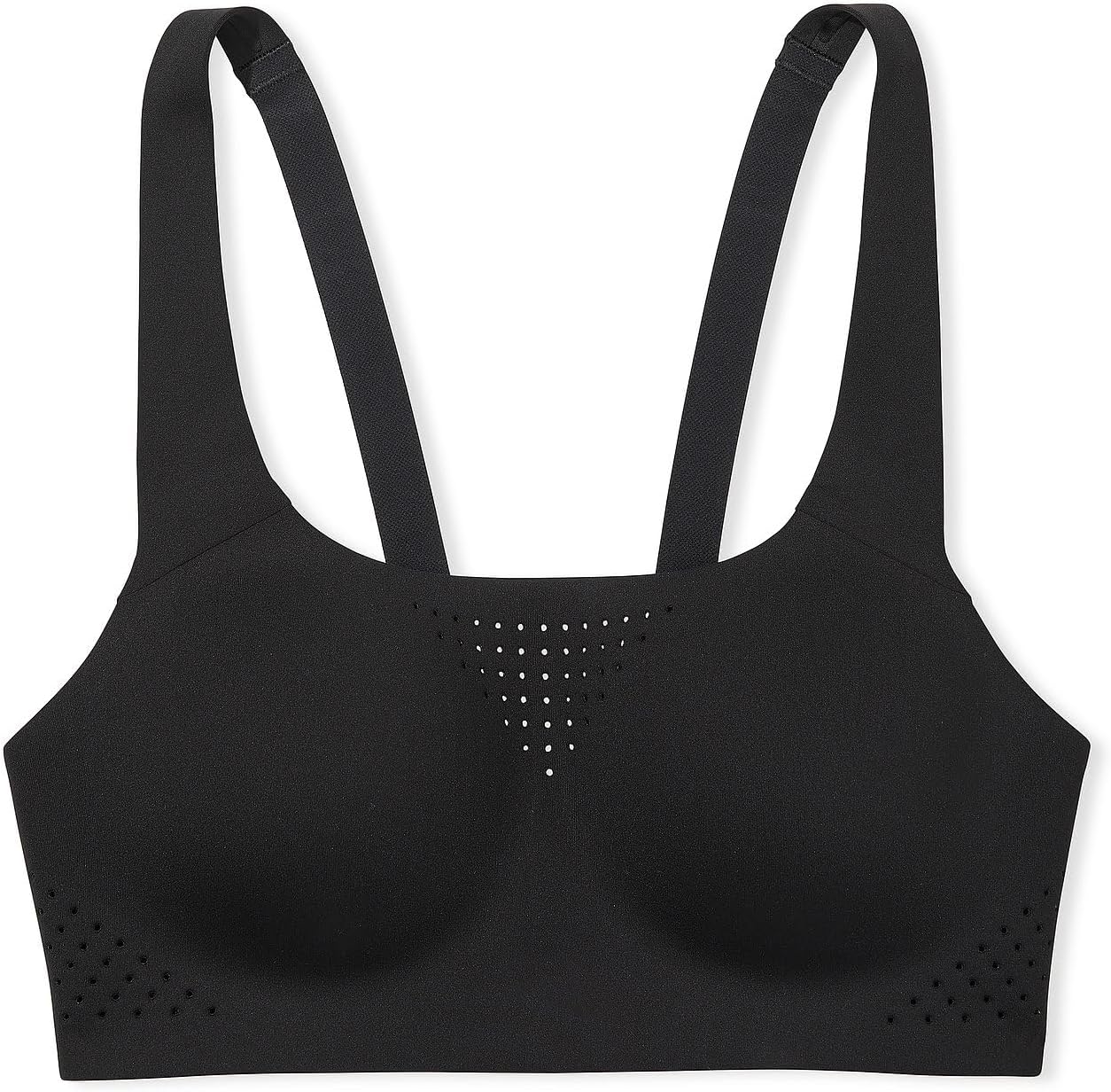 Женский спортивный бюстгальтер Victoria's Secret VSX Featherweight Max, с высокой ударопрочностью и без косточек (32A-38DD), Black — фото 3