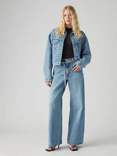 

Прямые женские джинсы xl Levi's, цвет Thanks Friend - Medium Wash