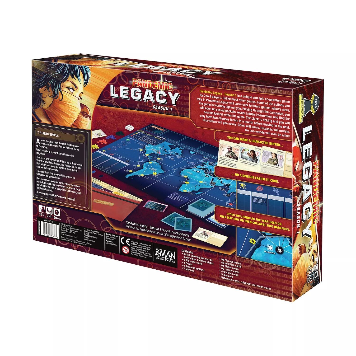 

Игра Pandemic: Legacy Season 1 — Red Edition Fisher-Price