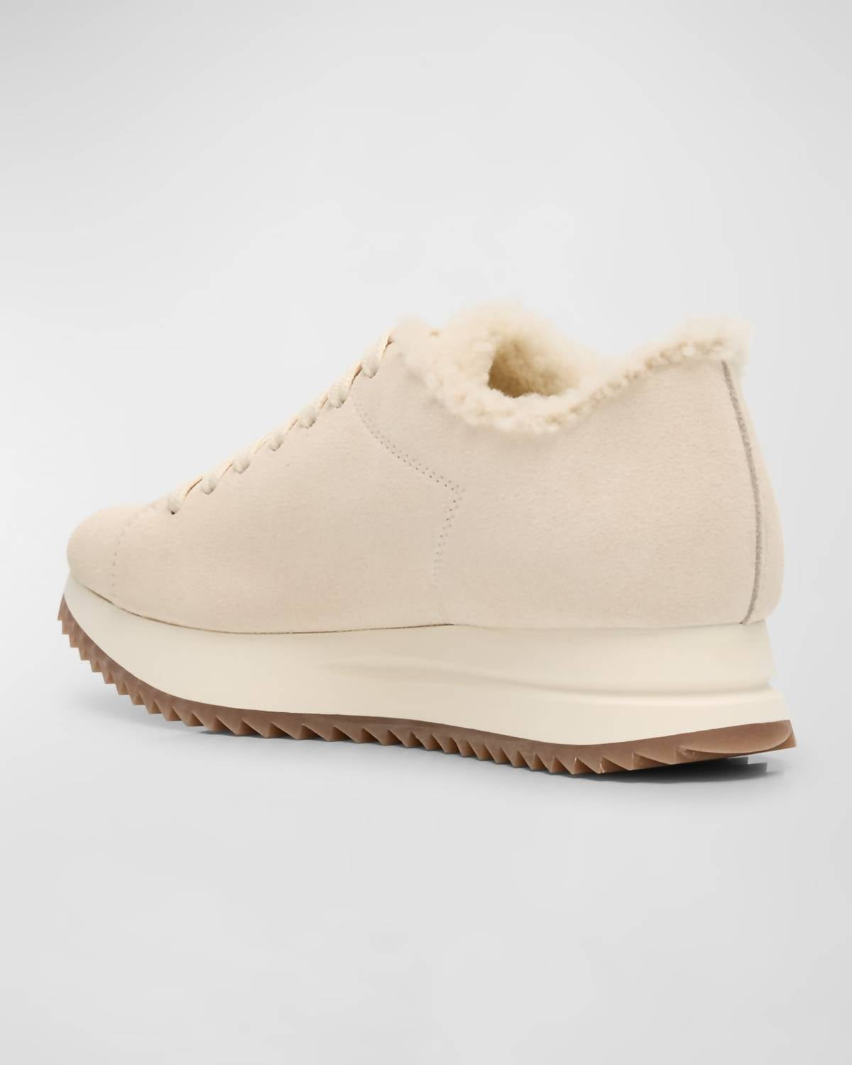 Женские кроссовки Orinda Shearling Suede цвета басмати Pedro Garcia, цвет basmati — фото 2