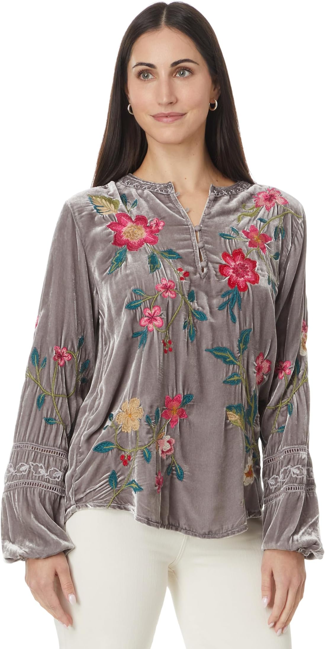 

Блуза Johnny Was Velvet Estate Blouse, цвет Rhoda