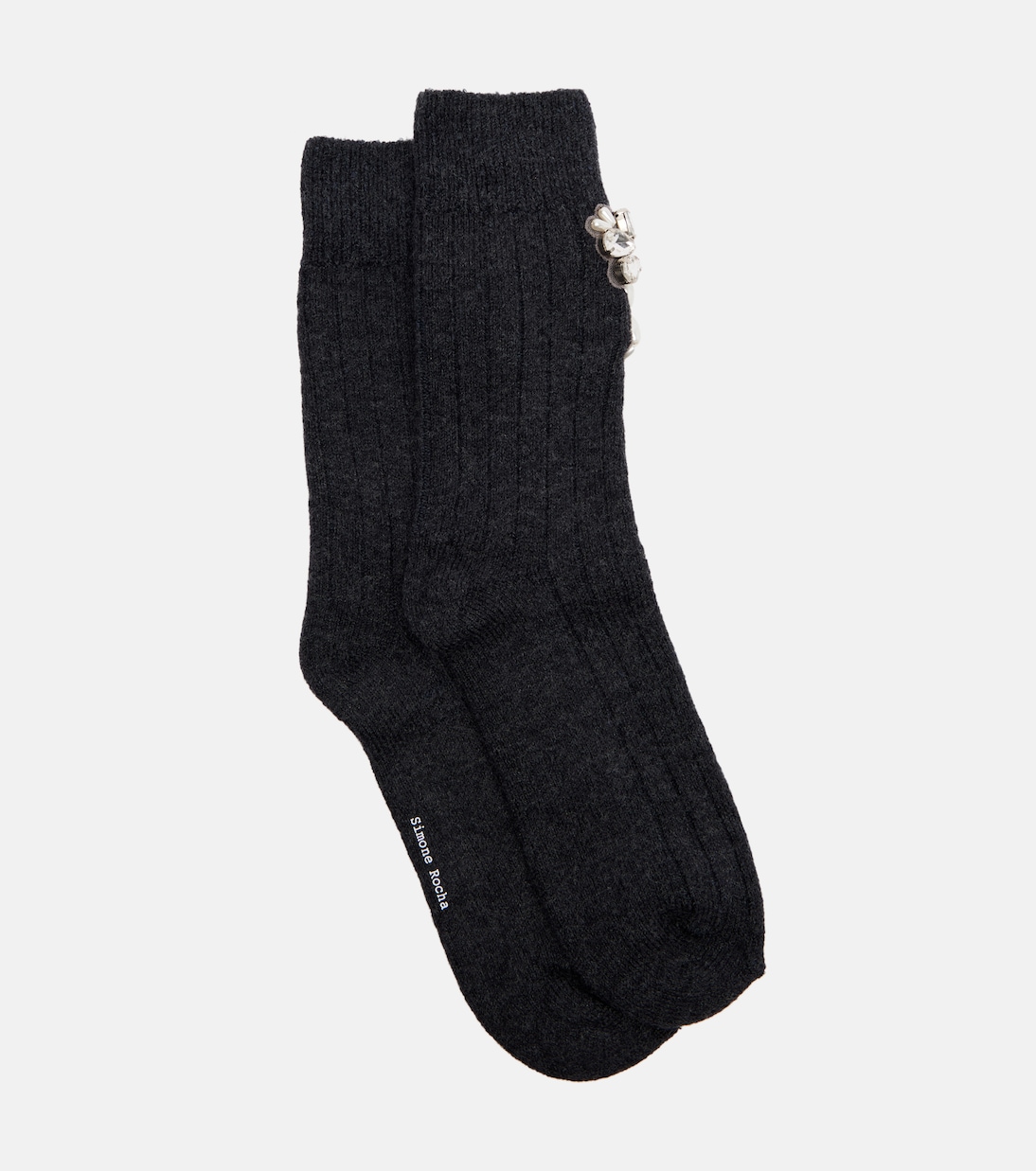 

Носки из смесовой шерсти Simone Rocha, Charcoal