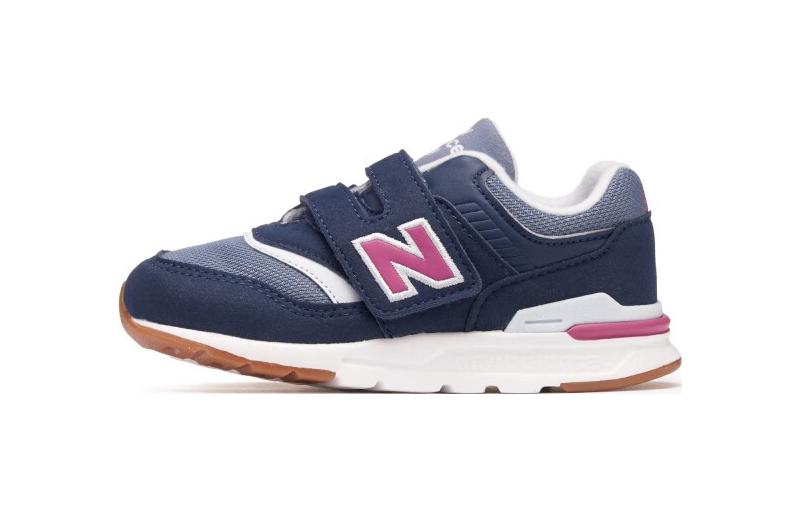 New Balance NB 550 амортизирующие износостойкие низкие детские ботинки blue для малышей — фото 3