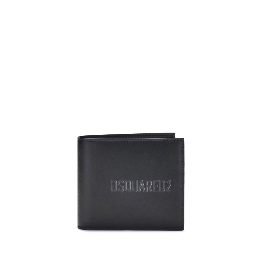 

Двойной кошелек Dsquared2, черный