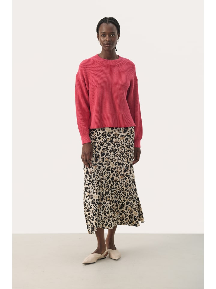 

Вязаный свитер LumaPW Свободный крой в цвете Holly Berry PART TWO