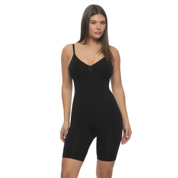 

Короткий бесшовный боди Bodycon 380212 Jezebel, черный