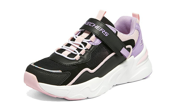 Кроссовки Skechers Kids Lifestyle Shoes GS Low-top Black/Pink — фото 3