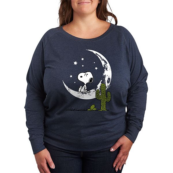 

Футболка с длинным рукавом French terry с принтом Peanuts Snoopy в пустыне на луне Plus size Licensed Character, Heather Indigo, Фиолетовый, Футболка с длинным рукавом French terry с принтом Peanuts Snoopy в пустыне на луне Plus size Licensed Character, H