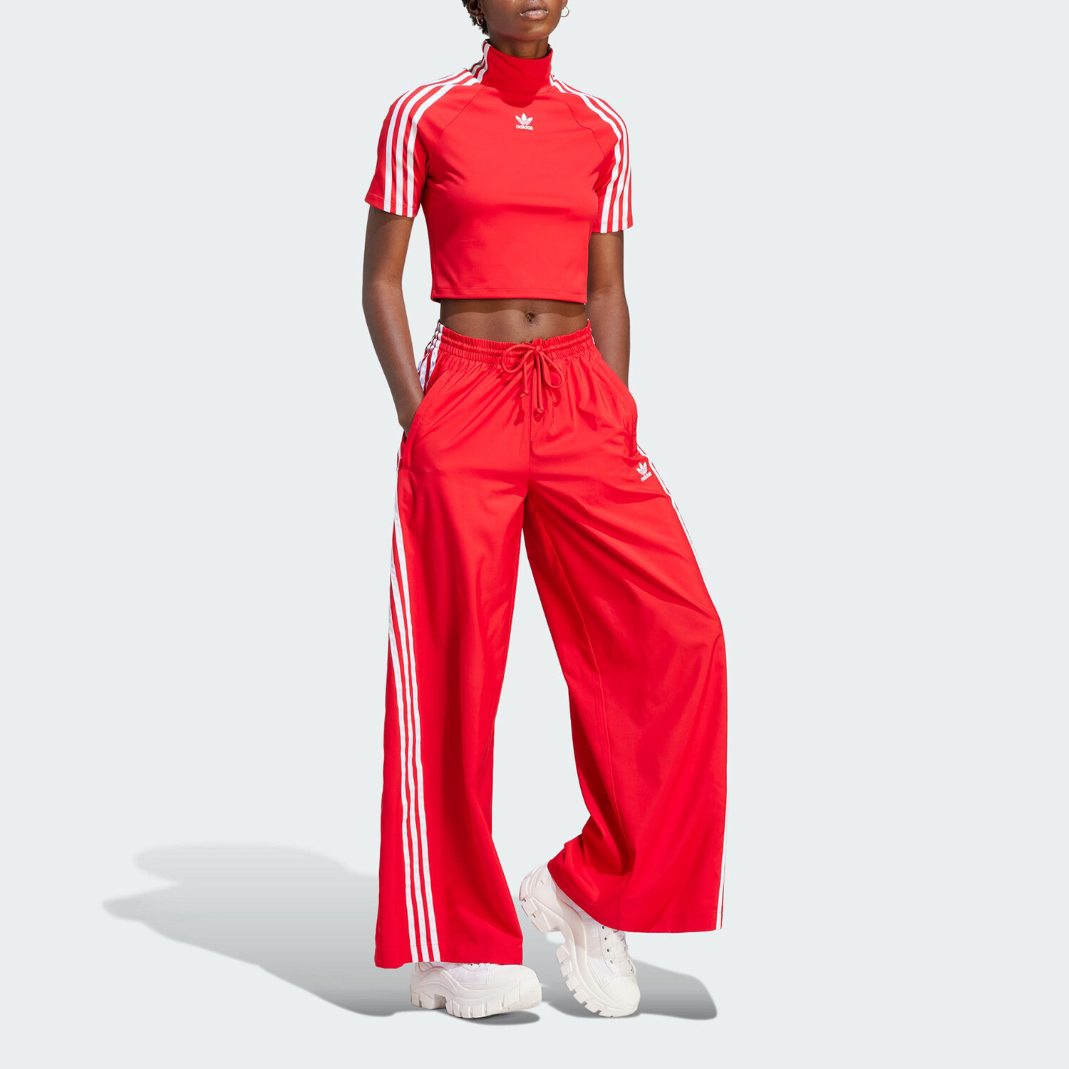 Футболка Spice Girls Series женская красная Adidas Originals — фото 4