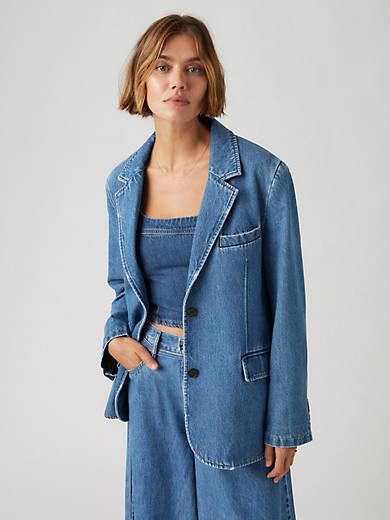 

Свободный блейзер Stella Levi's, цвет Foolish Love - Medium Wash