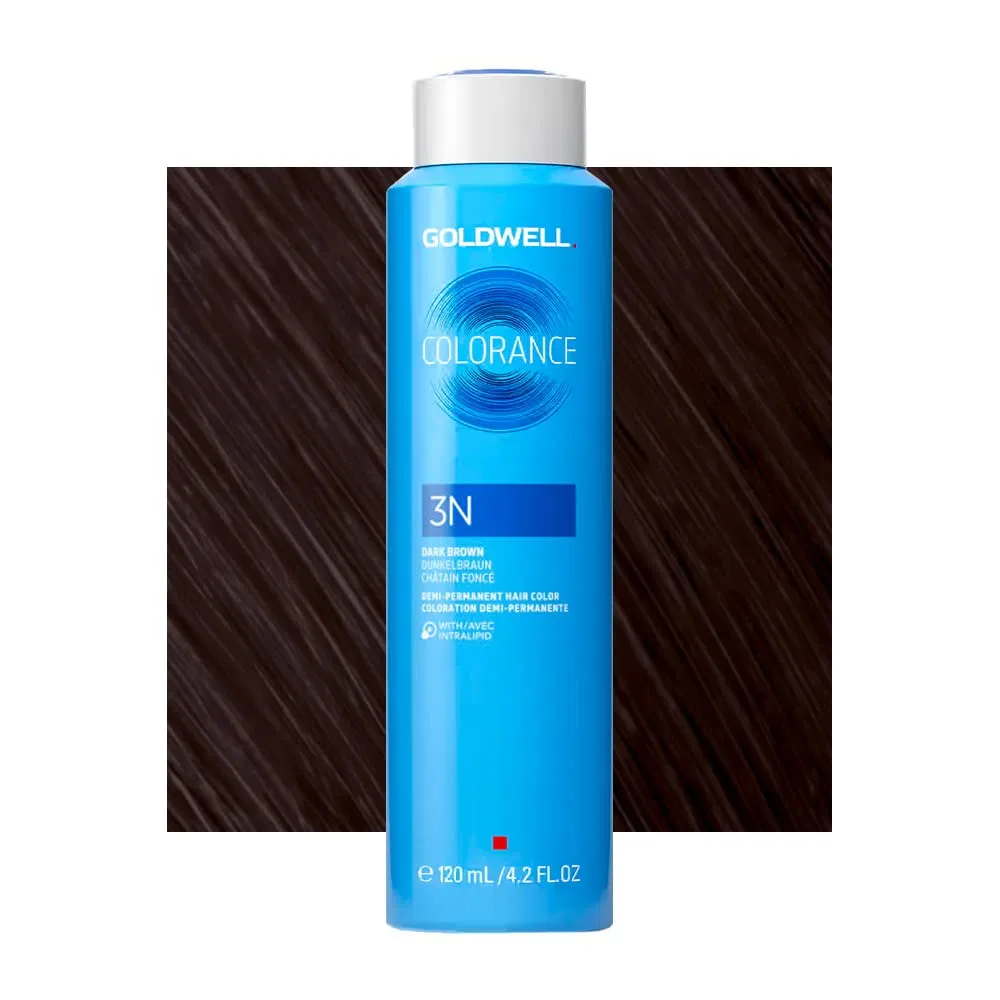 Интенсивная краска для волос «Colorance 3N Dark Brown» от GOLDWELL Goldwell