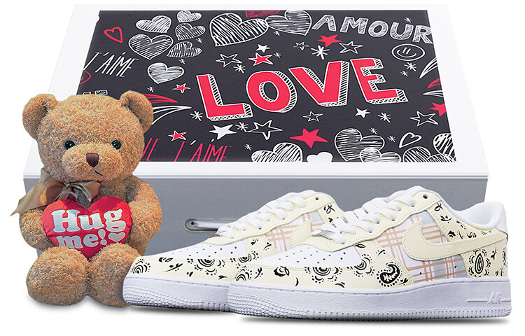 

Кроссовки для скейтбординга Air Force 1 мужские низкие бежевые/белые Nike, Белый, Кроссовки для скейтбординга Air Force 1 мужские низкие бежевые/белые Nike