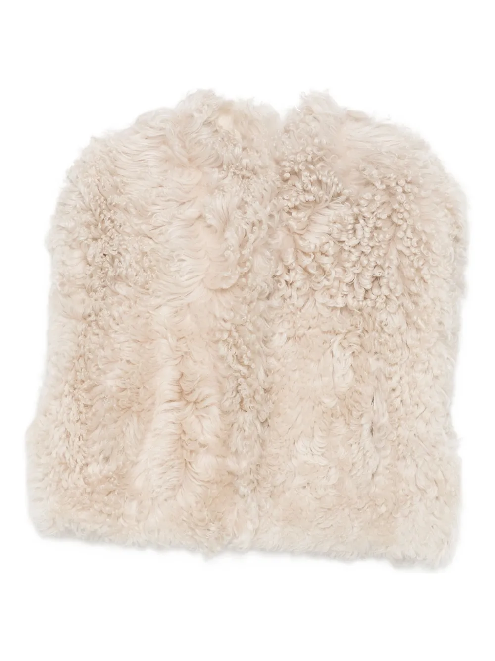 

Жилет из овчины Blancha, белый