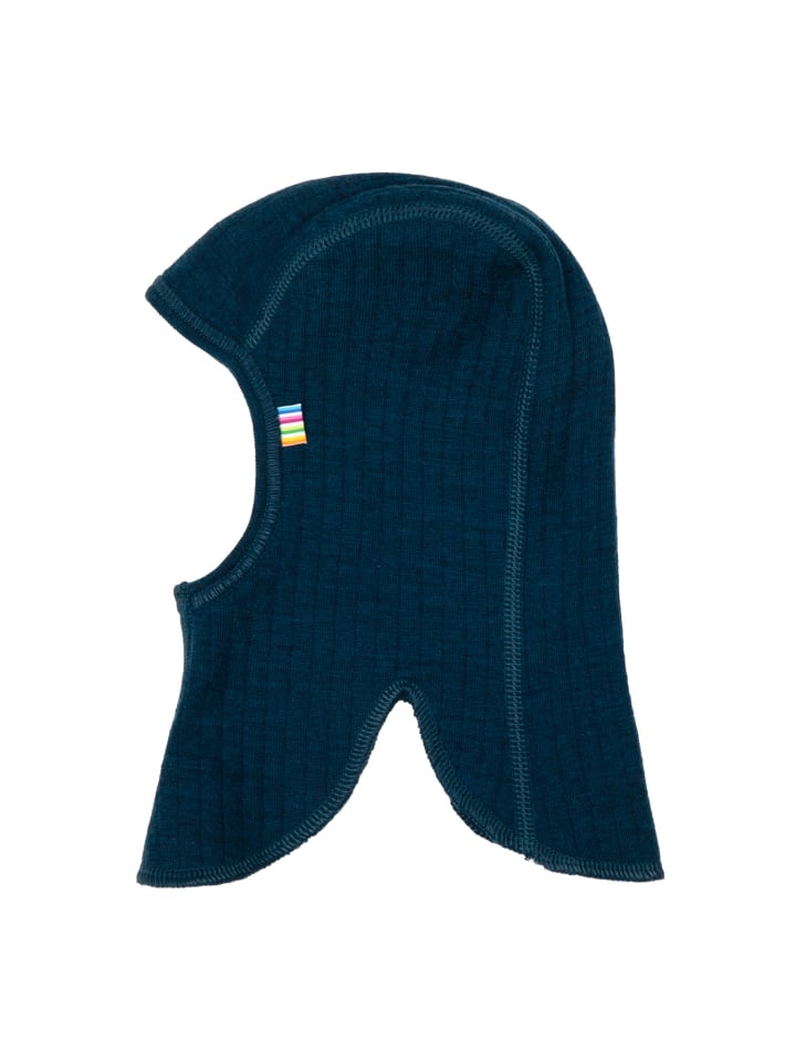 

Joha Двуслойная балаклава из мериносовой шерсти темно-бирюзового цвета