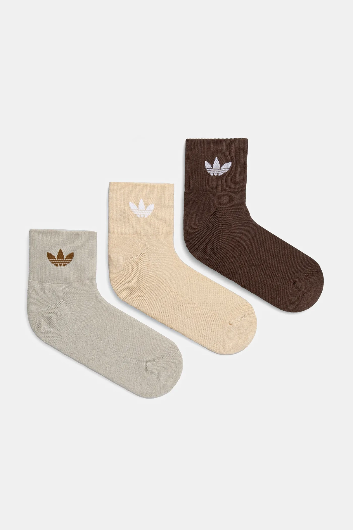 

6 упаковок носков adidas Originals, бежевый