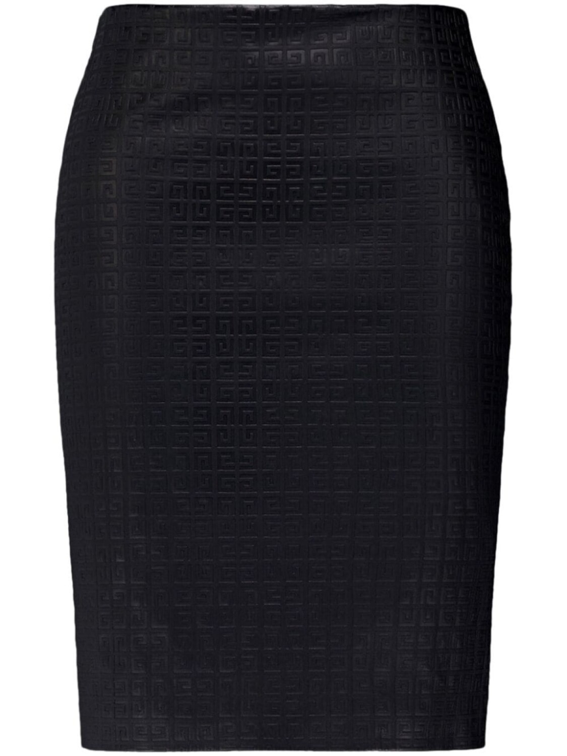 

Юбка из кожи Givenchy 4G, черный