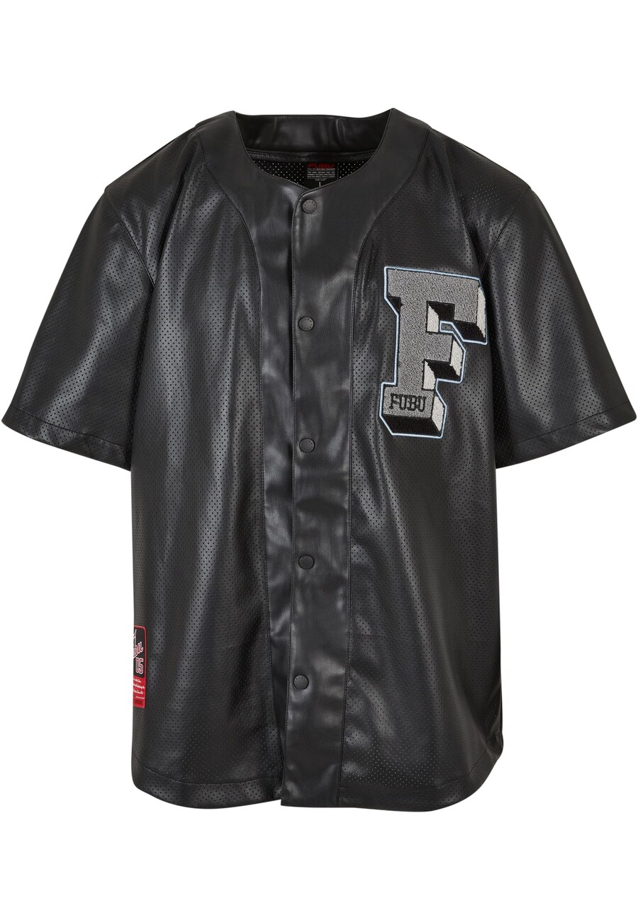 

Повседневная рубашка FUBU Regular fit Button Up Shirt, черный